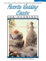 FAVORITE WEDDING CLASSICS CLARINET cover